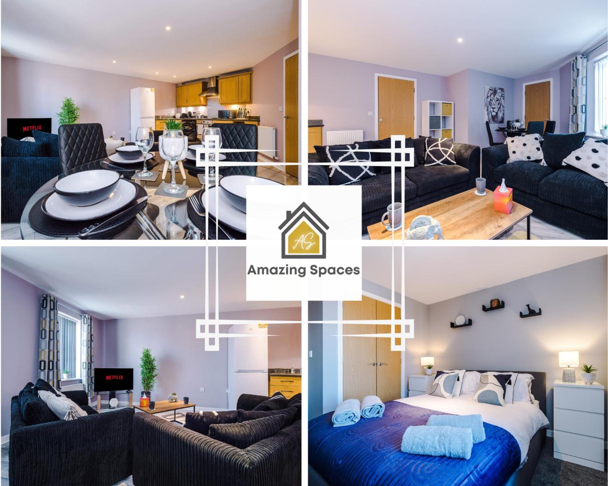 Apartment Modern Duo: Work & Leisure